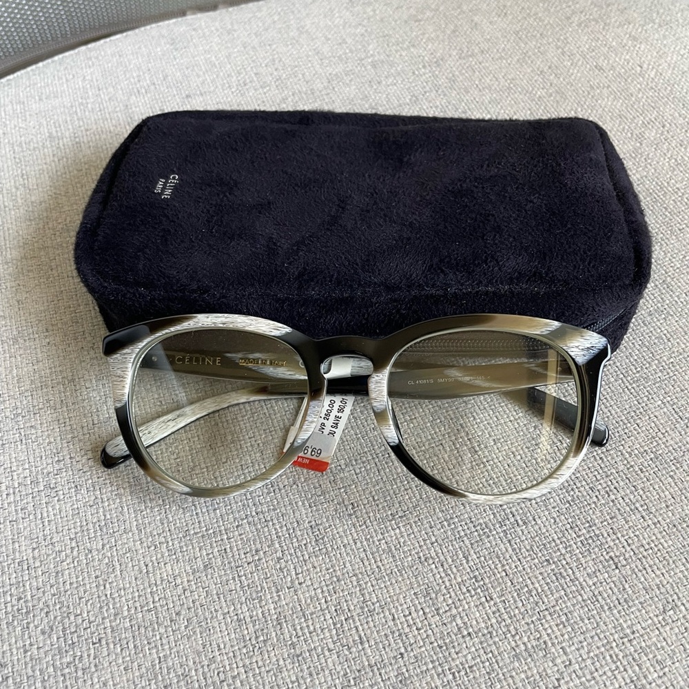 Celine RX Eyeglasses Brown Black Marvel CL 41081/S 5MY99 51 21 145